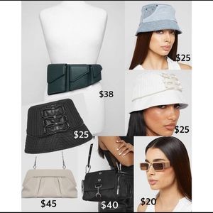 *New* Maniere Accessories-rides, hats, sunglasses